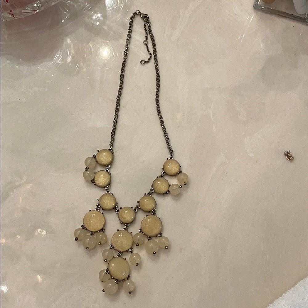 Elegant Gold Statement Necklace